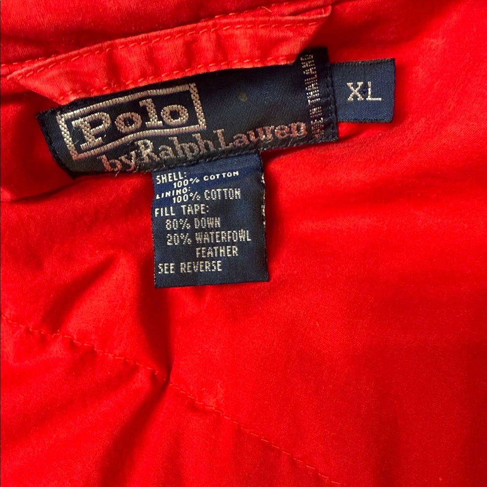 Polo by Ralph Lauren Men's Vibrant Red Bomber Jacket - Picture 5 of 5